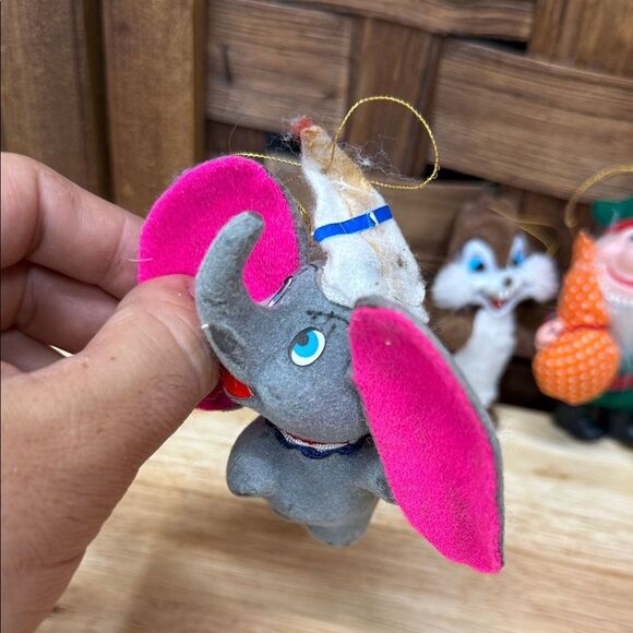 Vintage Set of 6 Vintage Disney Cartoon Character Ornaments - Picture 2 of 6